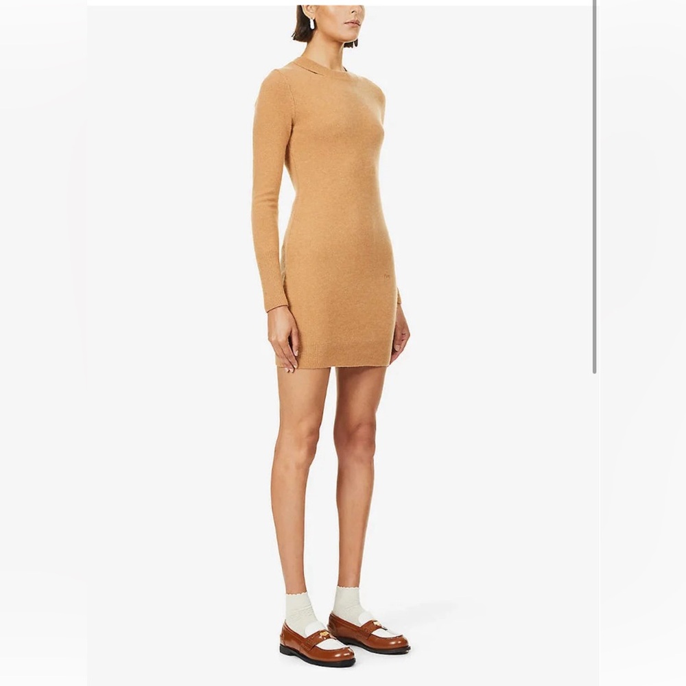 NWT Frame cashmere blend cut out dress